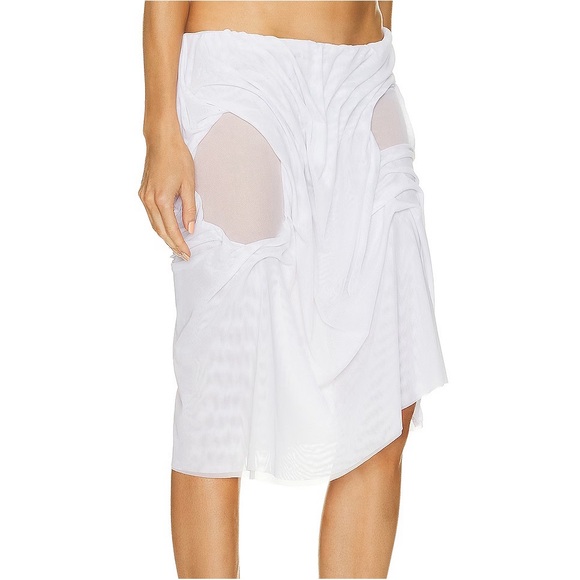 Di Petsa Wetlook Midi Skirt - Picture 2 of 8